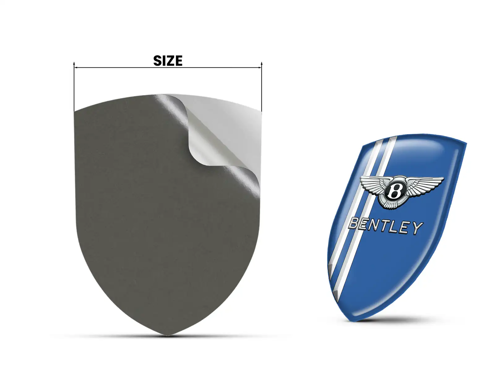 Bentley Klebeaufkleber Robust Hochwertig Professionell